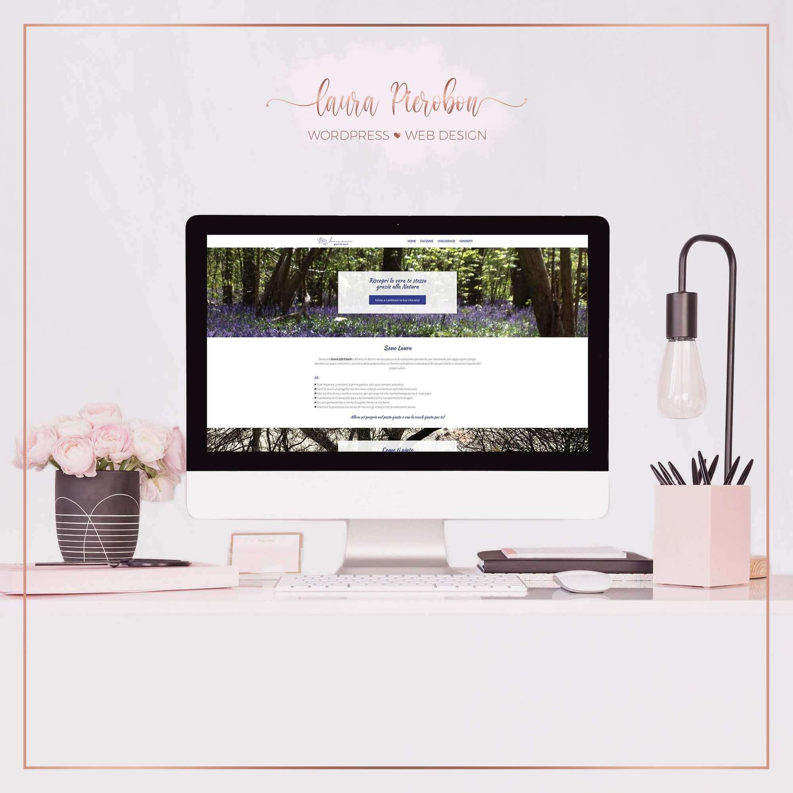 Portfolio - Sito Laura Merio © Laura Pierobon – WordPress ❤︎ Web Design