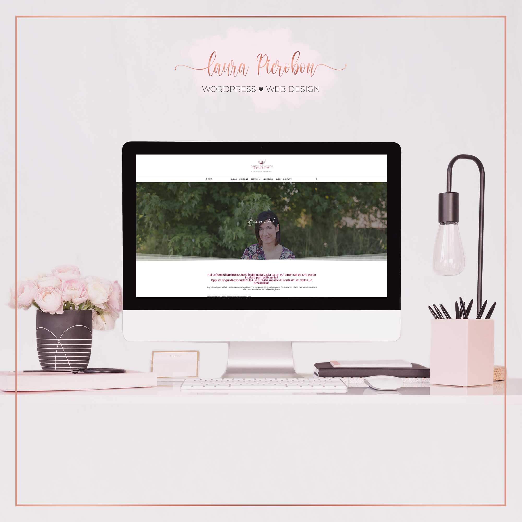Portfolio - Sito Ingrid Romanini © Laura Pierobon – WordPress ❤︎ Web Design