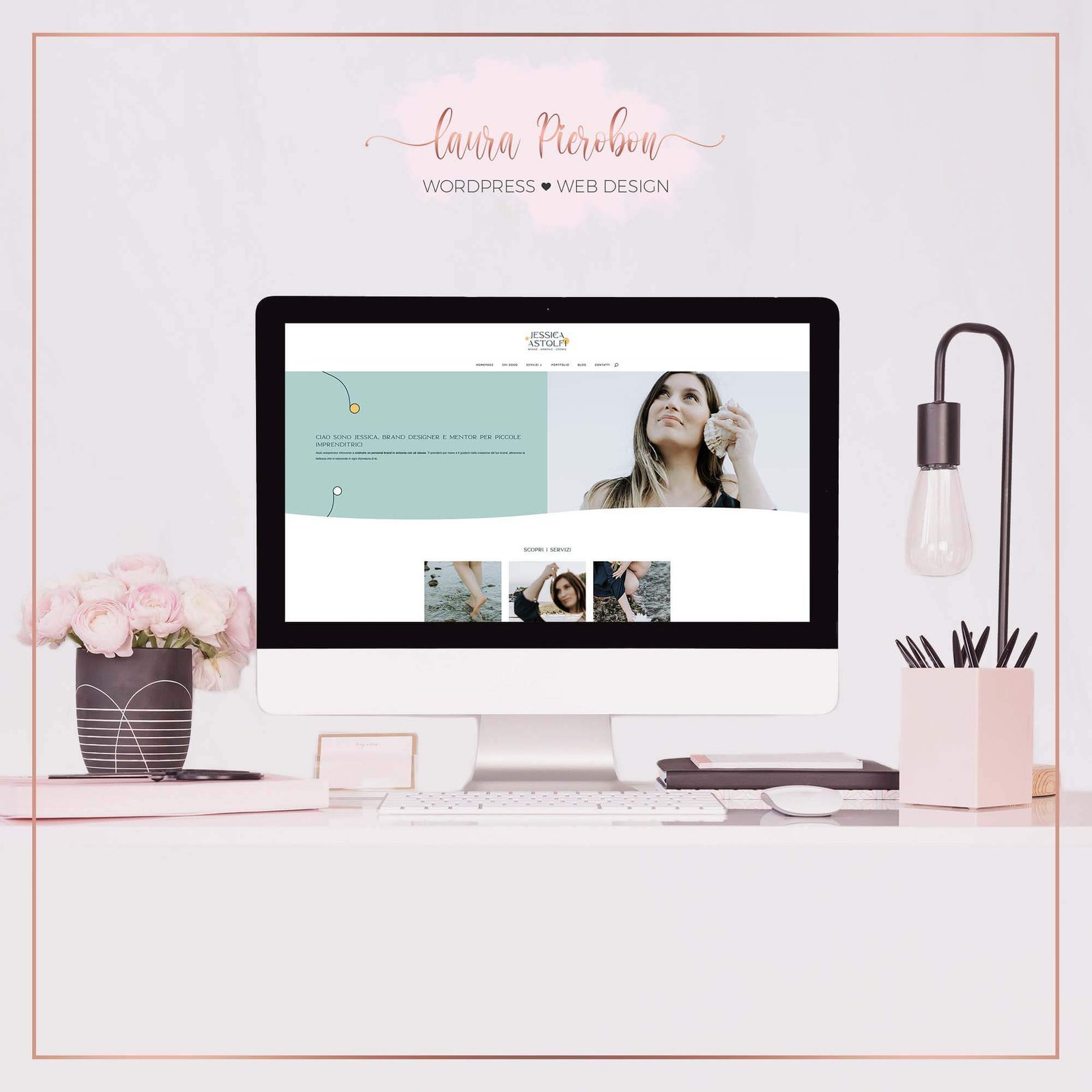 Portfolio - Sito Jessica Astolfi © Laura Pierobon – WordPress ❤︎ Web Design