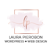 Logo Laura Pierobon WordPress Web Design