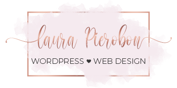 Logo Laura Pierobon WordPress Web Design