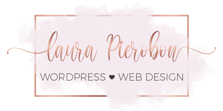 Logo Laura Pierobon WordPress Web Design